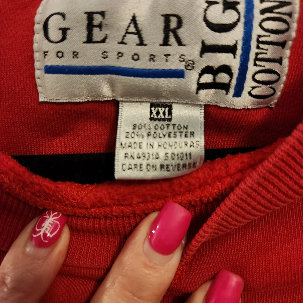 Gear For Sports Red Heavyweight Youngstown State University Crewneck Sweater  XX - Picture 2 of 3